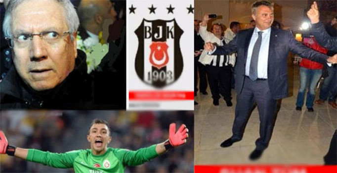 Galatasaray - Beşiktaş maçı caps'leri