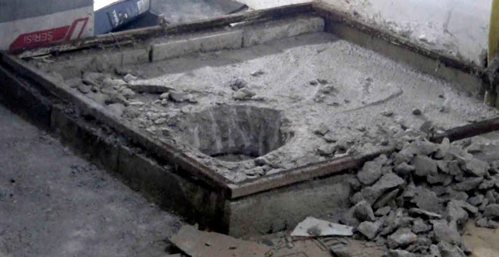 Cani damat kayınvalidesini boğduktan sonra üzerine beton dökmüş