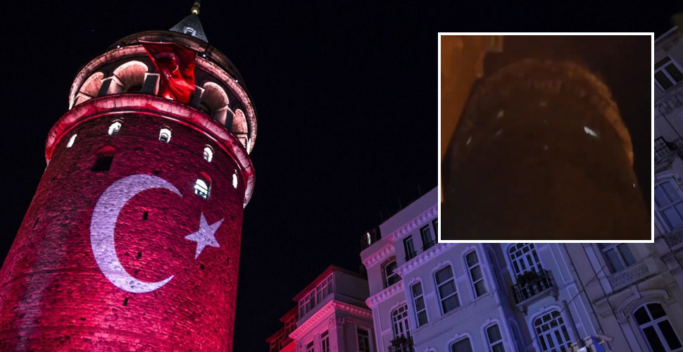 Galata Kulesi'nde gece yarısı şüphe uyandıran çalışma