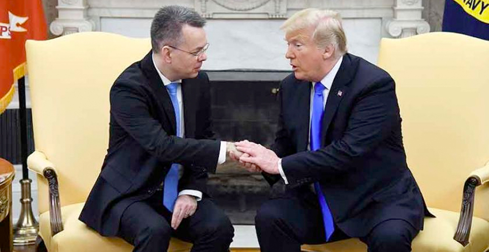 Trump'tan Rahip Brunson ile ilgili Cumhurbaşkanı Erdoğan'a övgü: Onunla anlaştık