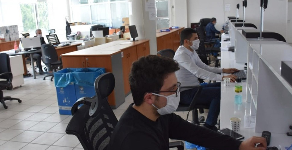 Yalova’da korona tedbirleri kapsamında esnek çalışmaya geçildi