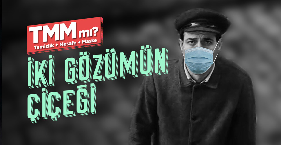 Kocaeli'de Yeşilçam sanatçılarının fotoğraflarıyla 'maske çağrısı'