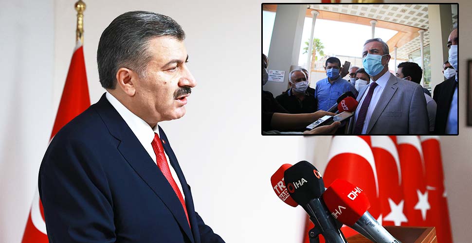 Bakan Koca'dan Mansur Yavaş'a teşekkür: Devlet ekibi görünürlüğe feda edilmemeli