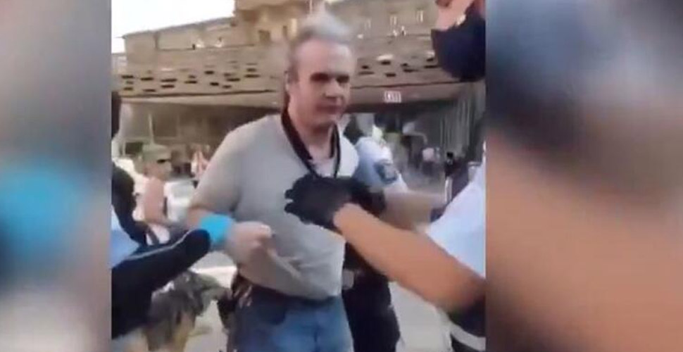 Alman polisinden görme engelli adama şiddet