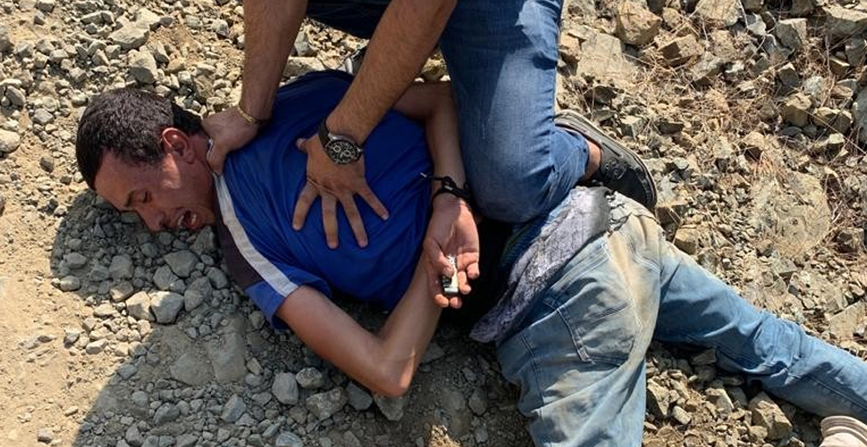 Ormanı yakan şüpheli suç üstü yakalandı