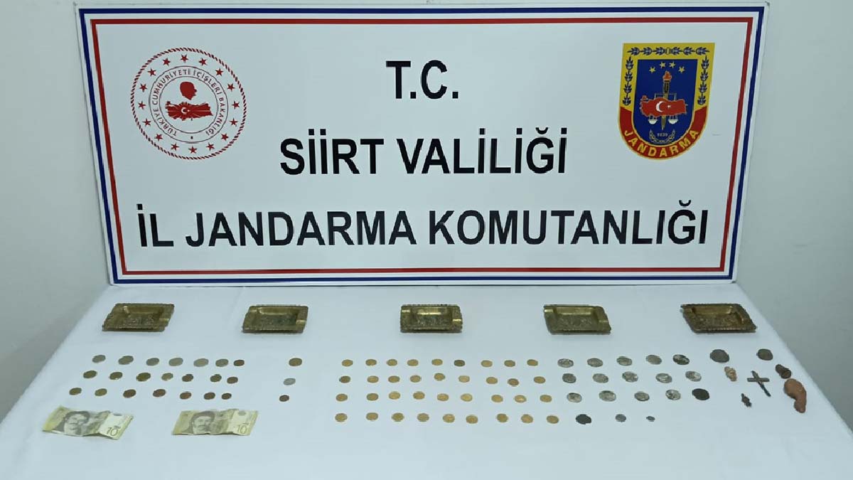 Siirt'te 92 parça tarihi eser ele geçirildi
