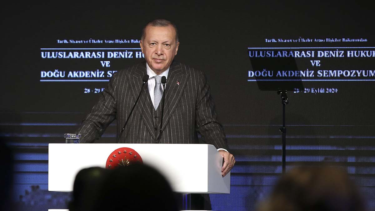 Erdoğan'dan Doğu Akdeniz paylaşımı: Kimsenin hakkında gözümüz yok