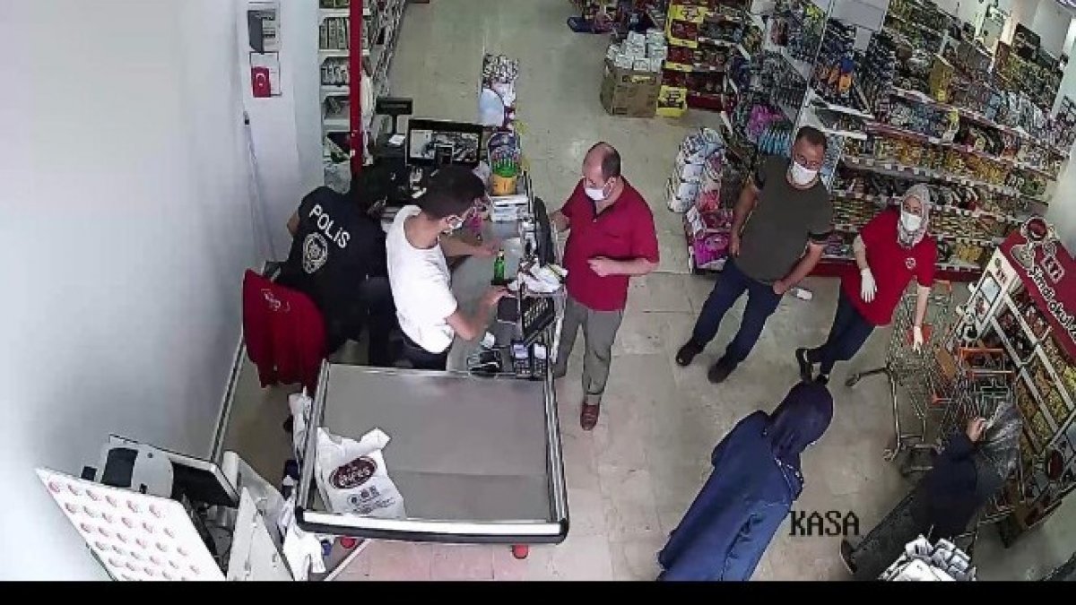 Korona hastası markette yakalandı