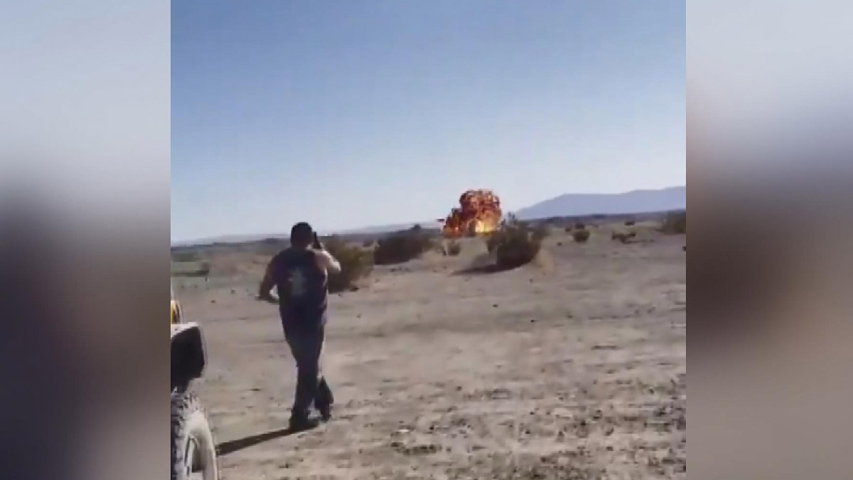 ABD’de F-35 düştü, pilot son anda kurtuldu