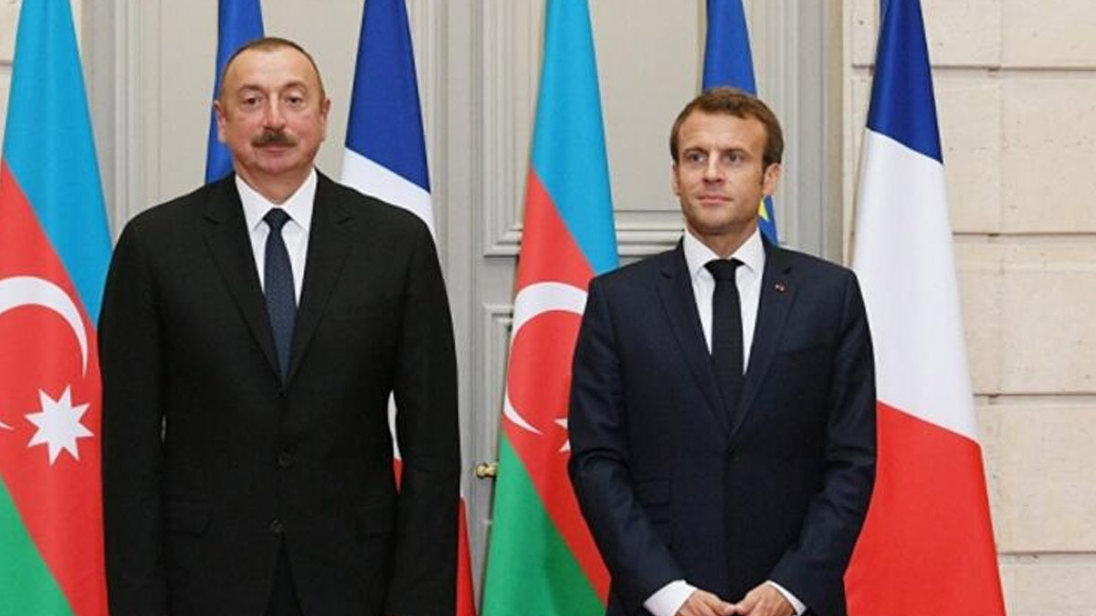 Aliyev'den Macron'a: Sürecin sorumlusu Erivan