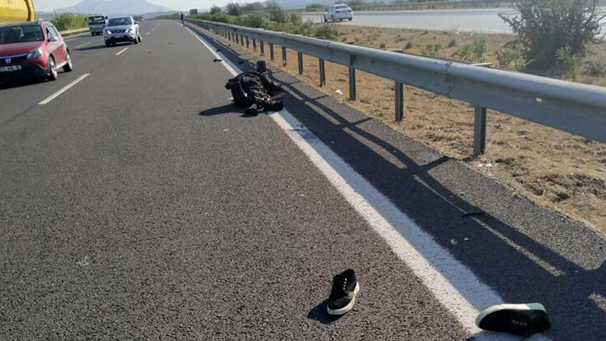 Adana'da motosikletiyle kaza yapan astsubay hayatını kaybetti