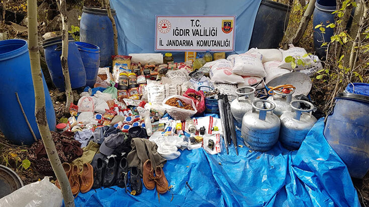 Iğdır'da terör örgütü PKK'ya ait mühimmat ele geçirildi