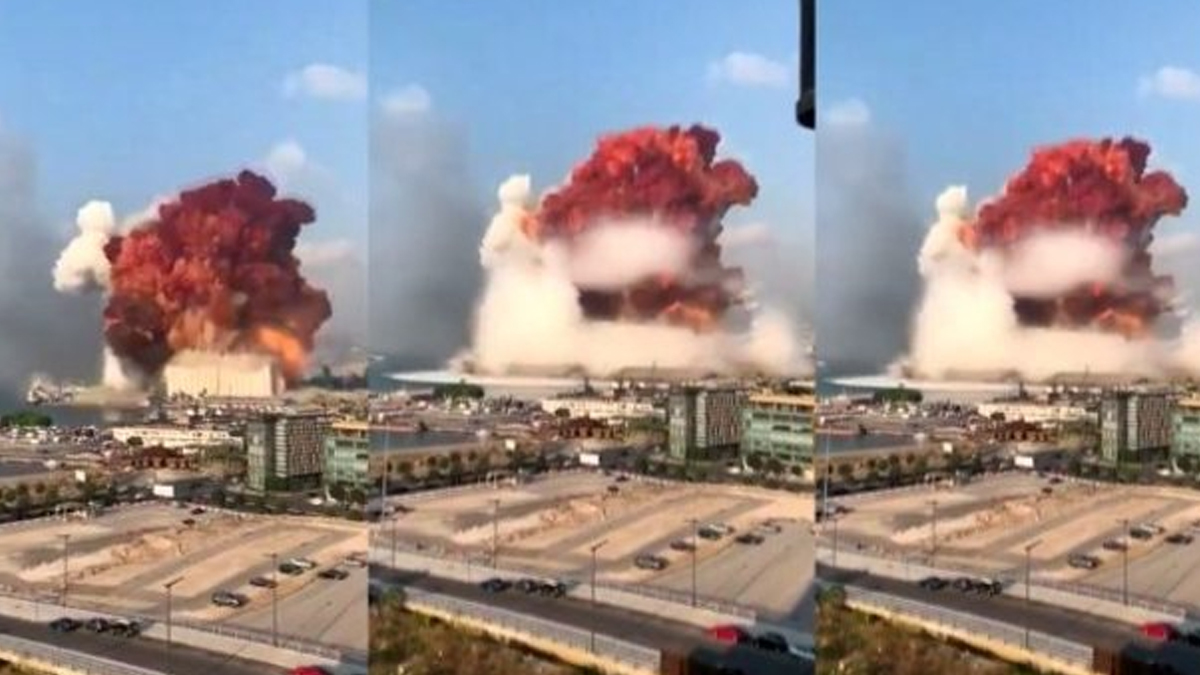 Beyrut Limanı'ndaki patlama tarihin en büyüğü oldu