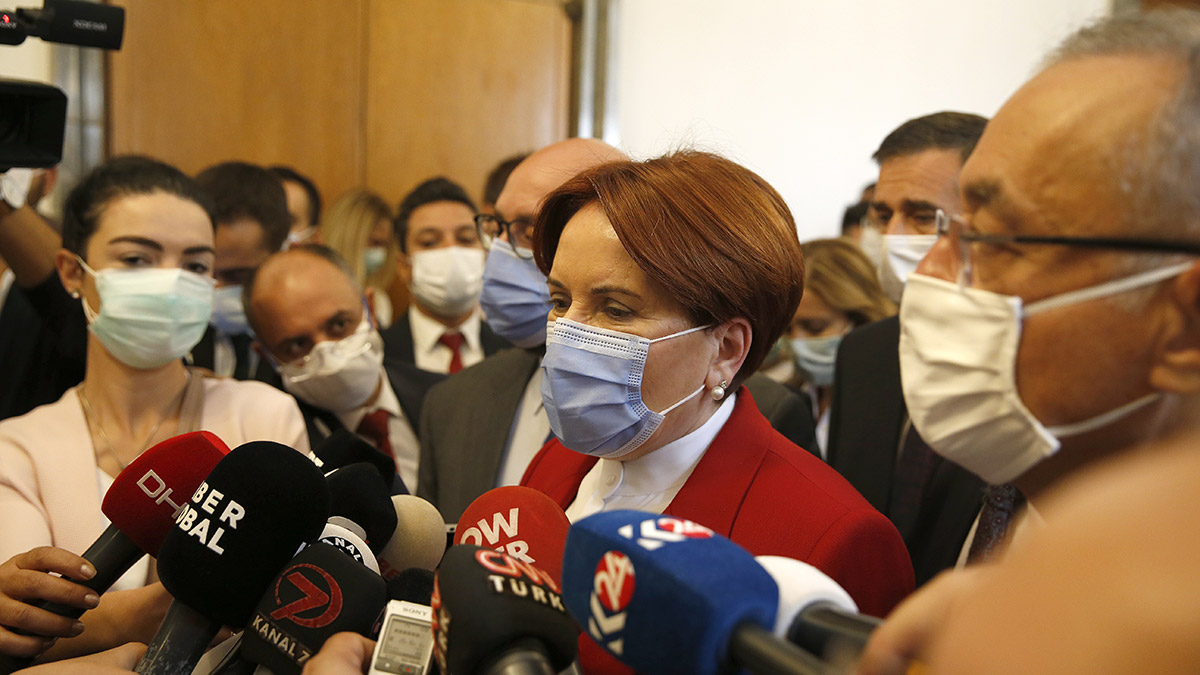 Akşener'den Bahçeli'ye tepki: Türk milliyetçileri sarayın bahçesine dikilecek lale değildir
