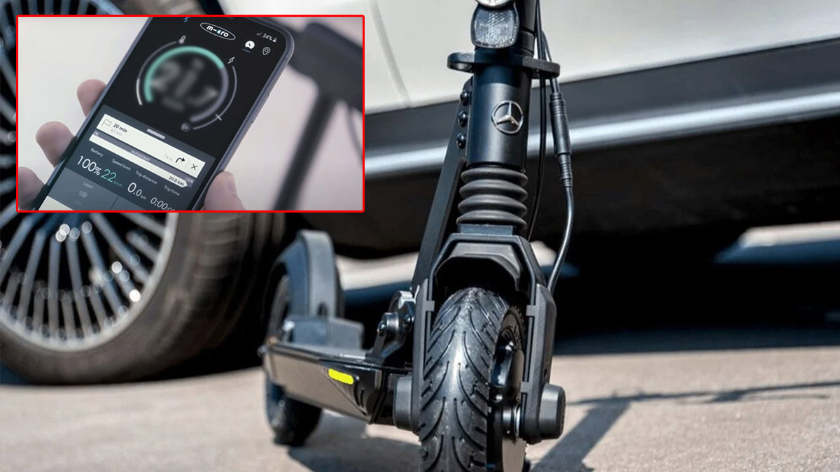 Hızıyla rakiplerine fark atacak! Alman devi Mercedes e-scooter'ını tanıttı