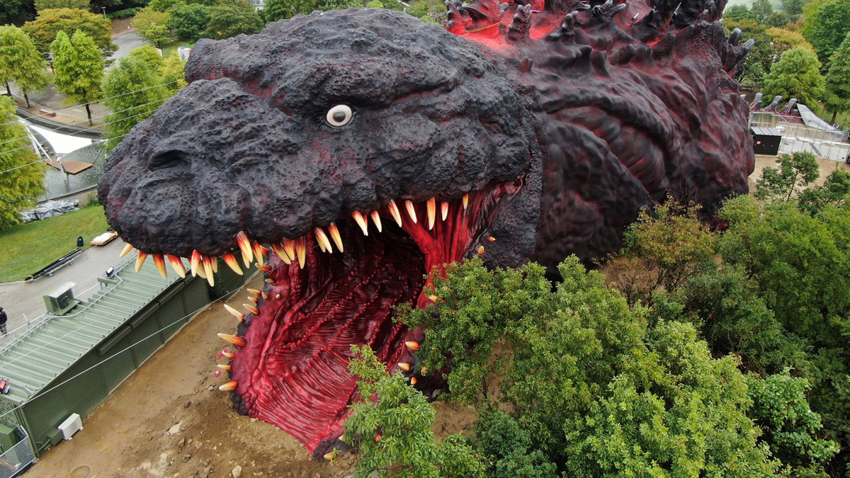 Dünyanın ilk gerçek boyutlu Godzilla parkı açılıyor
