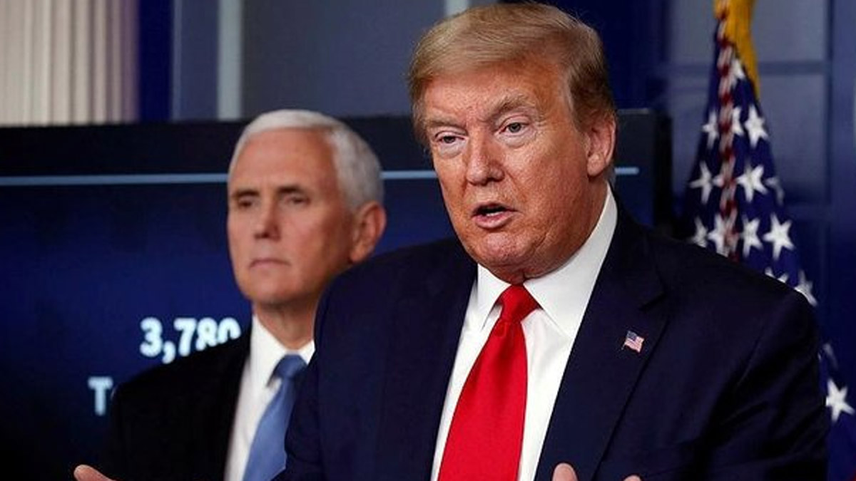 Koronavirüs tedavisi gören Trump, canlı yayında öksürük krizine girdi