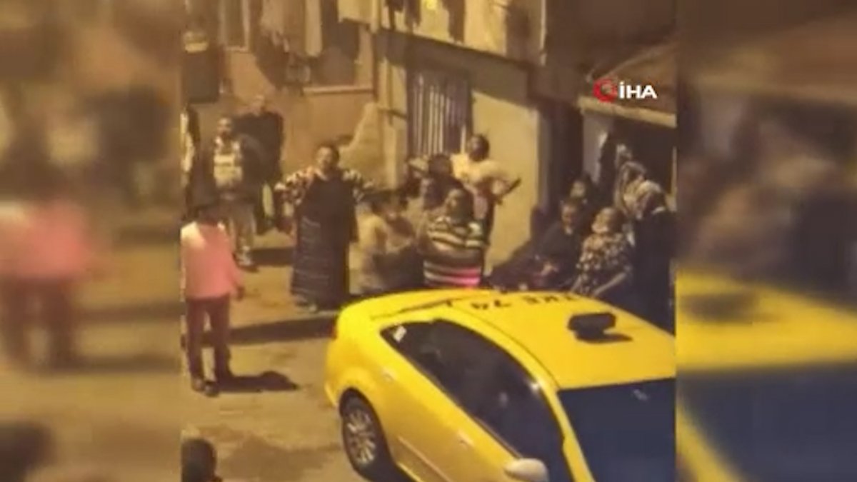 Kağıthane'de sandalyeli kovalı 'çocuğumu dövdün' kavgası