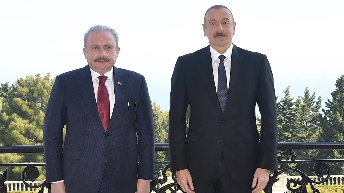 Aliyev'ye görüşen Şentop'tan Ermenistan açıklaması: Bölge için tehdittir