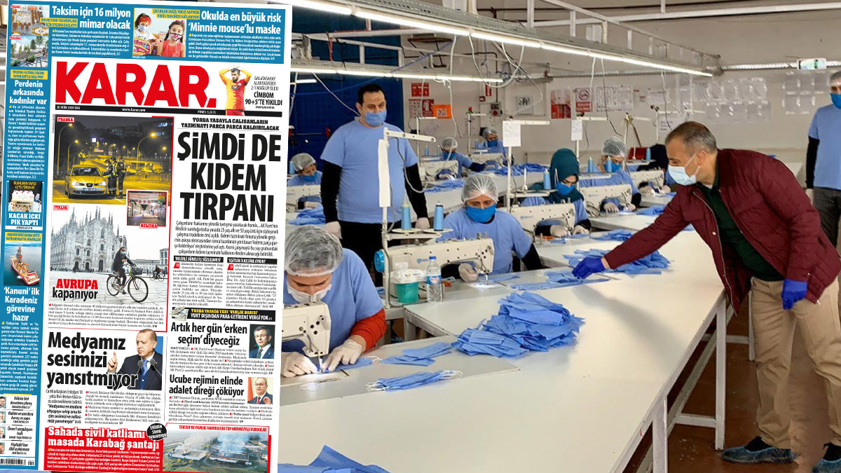 Şimdi de kıdem tırpanı