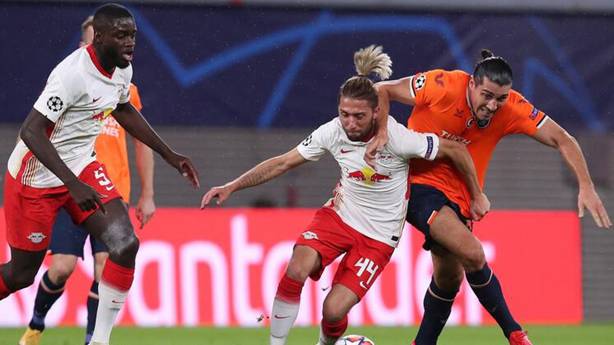 Son dakika! Başakşehir, Leipzig’e 4 dakikada teslim oldu