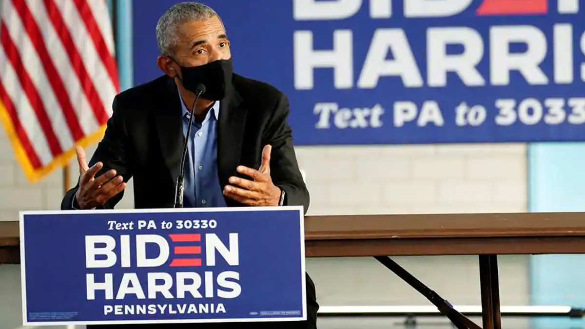 Obama sokağa indi, Biden için oy istedi