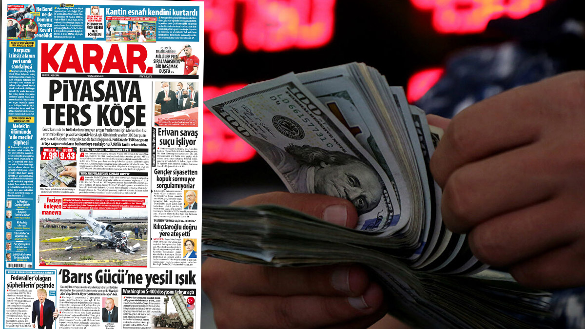 Piyasaya ters köşe