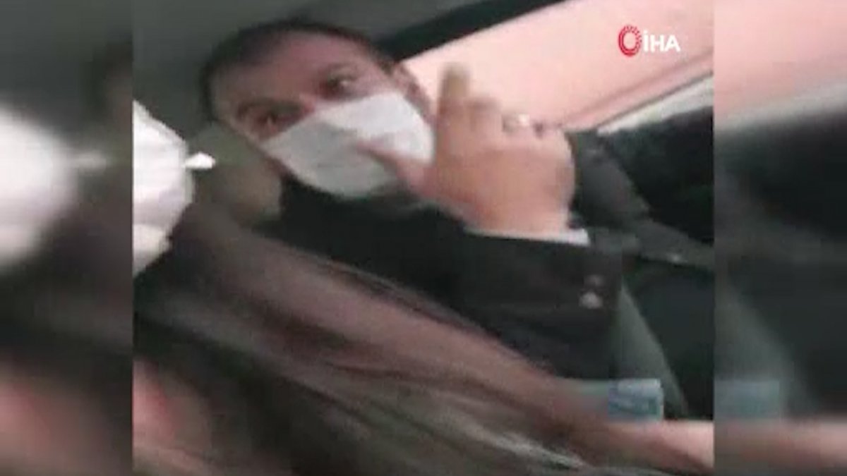 Taksiciden kadın müşteriye tehdit: Seni gebertirim!