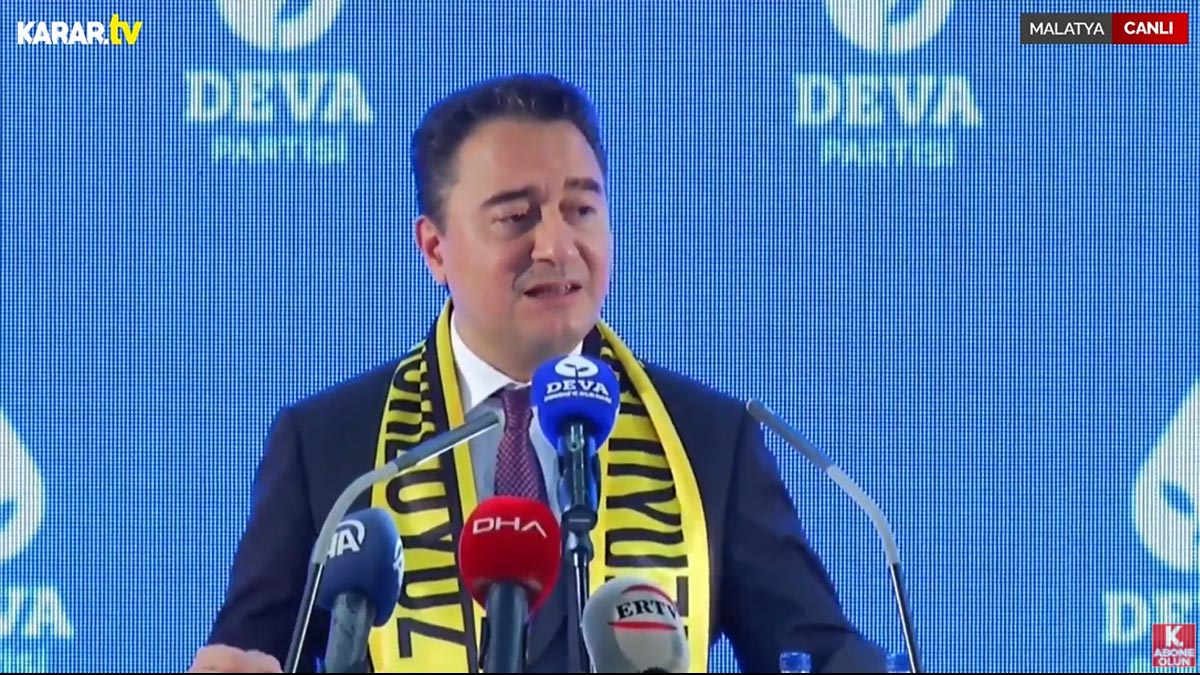 Ali Babacan'dan sert tepki: İktidara serbest bize yasak
