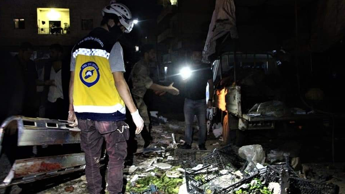 Afrin'de bomba yüklü motosikletle saldırı