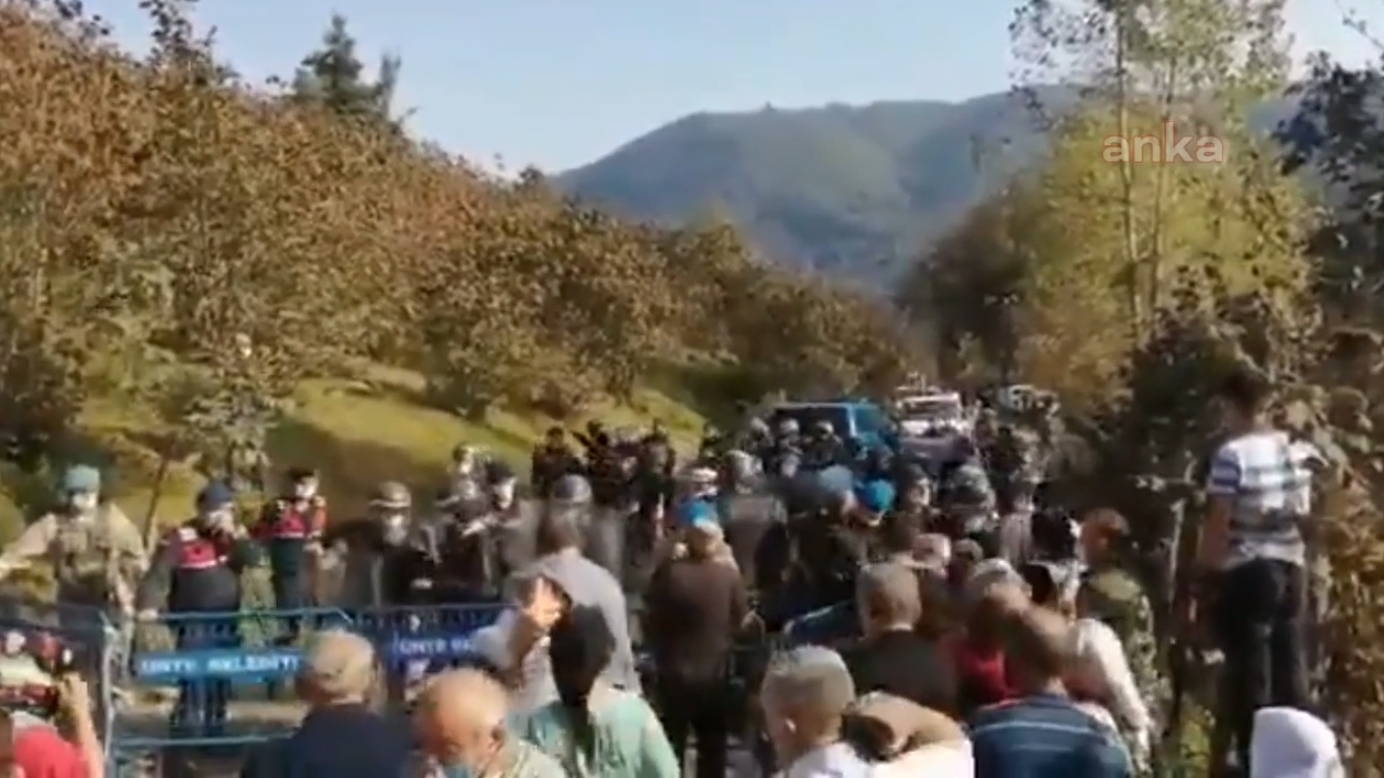Maden ocağı istemeyen köylülere sert müdahale