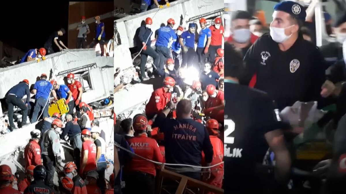 Depremden 6 saat sonra bir kişi daha kurtarıldı