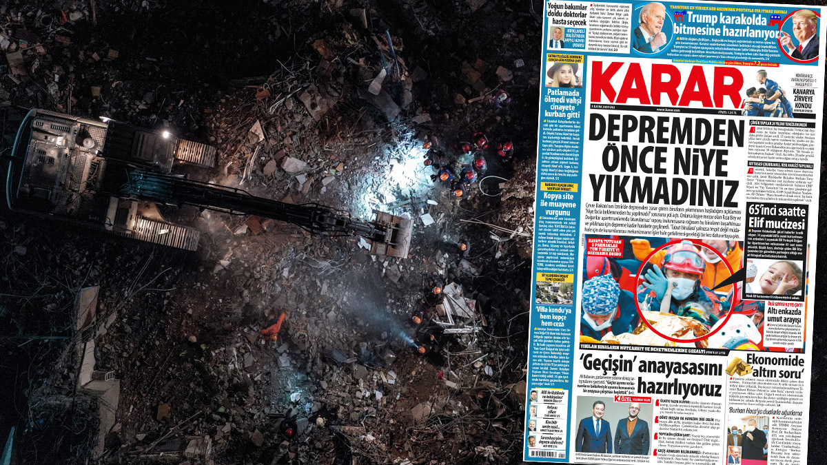 Depremden önce niye yıkmadınız