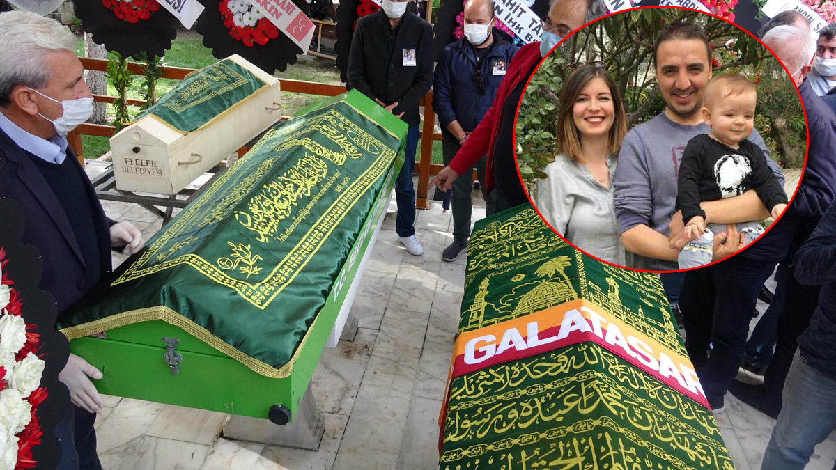 Cansız bedenleri birbirlerini sarılmış olarak bulunan Küçükyumuk ailesine son görev