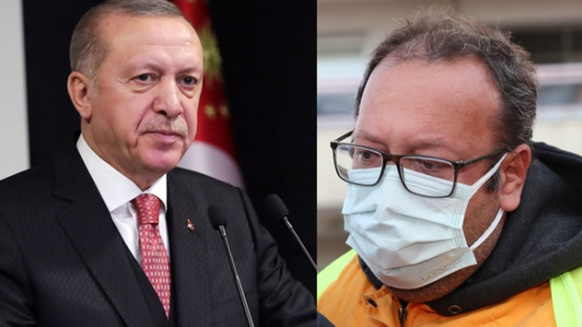 Cumhurbaşkanı Erdoğan, enkazdan kurtarılan Ayda'nın babasıyla görüştü