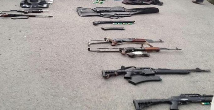 Diyarbakır saldırısında 34 silah ele geçirildi