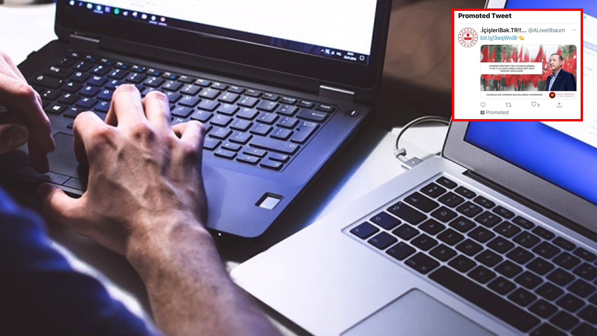 Dolandırıcılardan yeni taktik: Erdoğan fotoğrafıyla kart bilgilerini ele geçirdiler