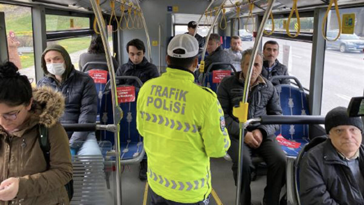 Tedbirlere uymayanlar yandı: 105 toplu taşıma aracı trafikten men edildi