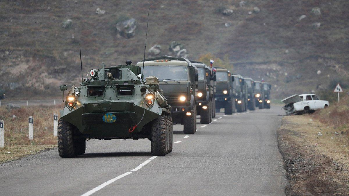 Ateşkes sonrası Karabağ'da son durum: Ruslar devriyeye başladı