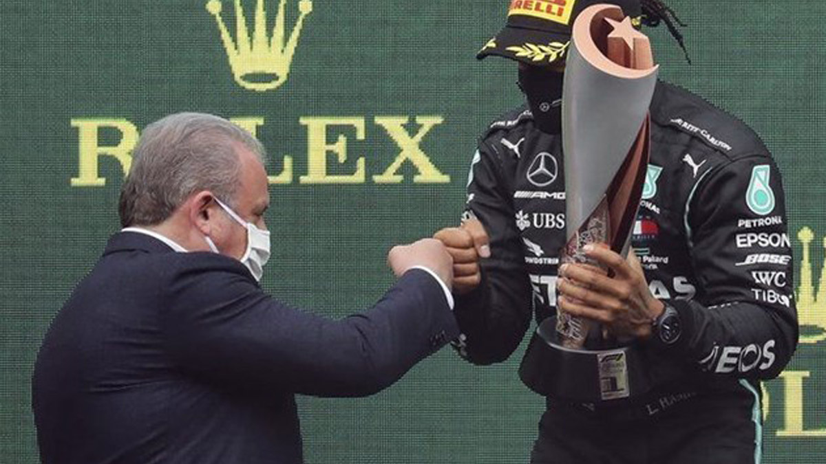 Meclis Başkanı'ndan Hamilton'a gönderme: Pist çok iyiymiş değil mi şampiyon