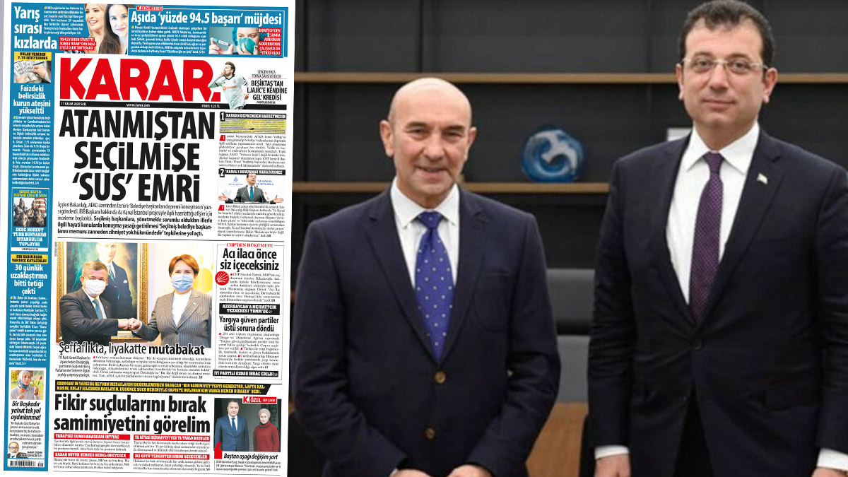 Atanmıştan seçilmişe 'sus' emri