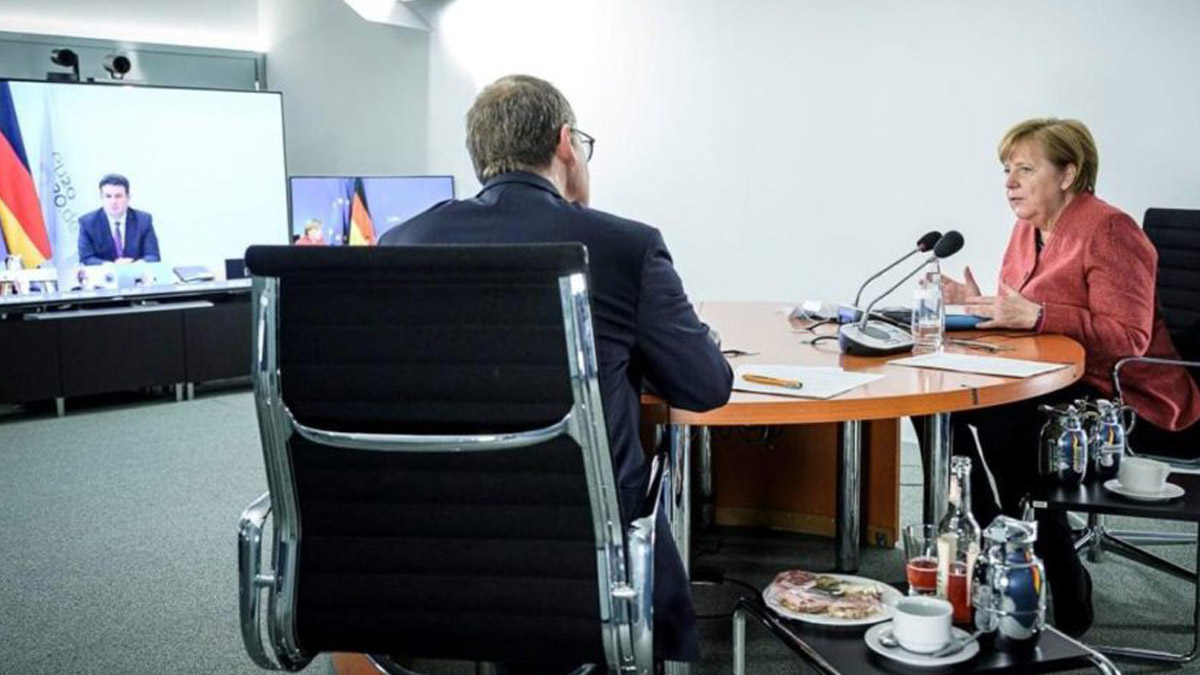 Almanya'daki korona zirvesinde 'döner' tartışması