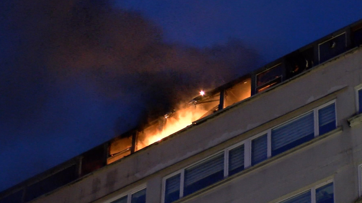 Perpa İş Merkezi'nde yangın