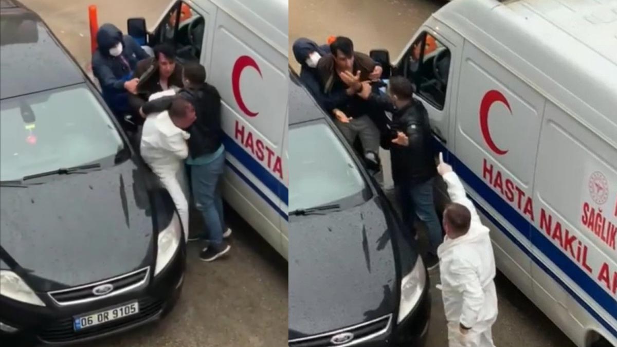 Sağlık çalışanını darp eden maganda yakalandı