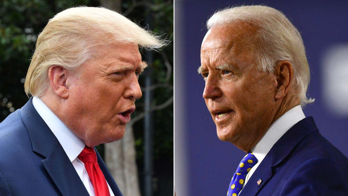 Trump Biden'a yüklendi, Twitter yine uyardı