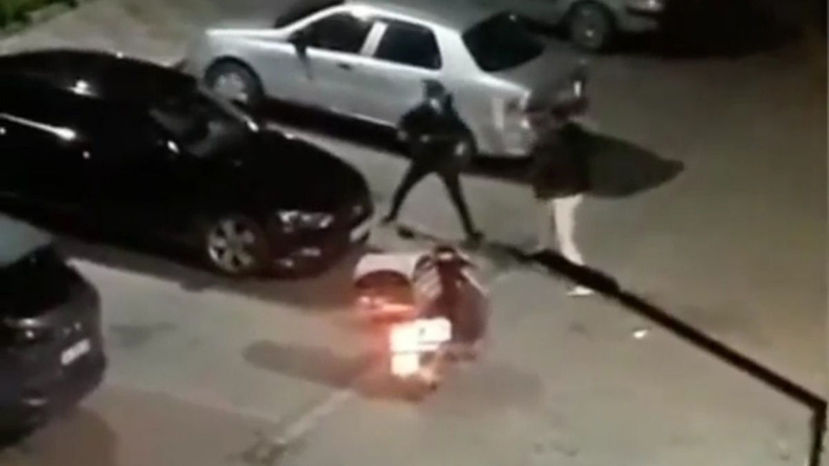 Başakşehir'de iki kurye birbirine girdi