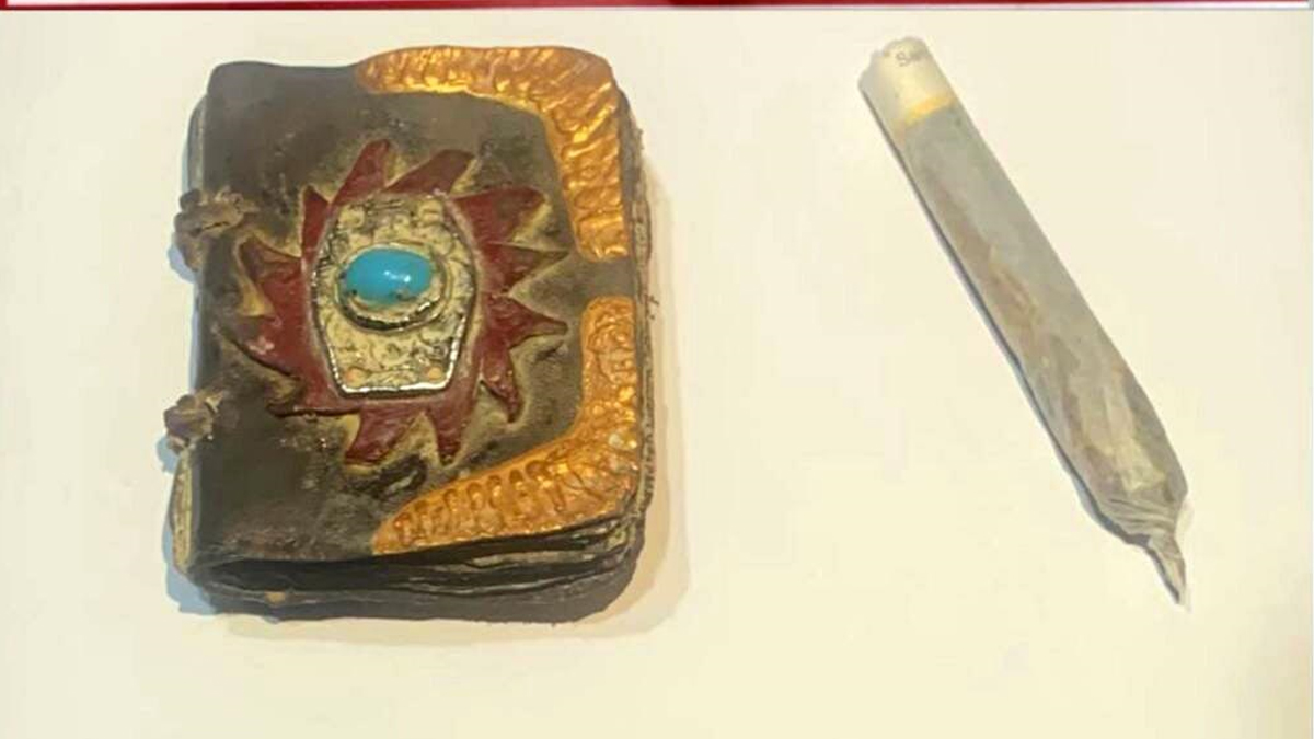 Ceylan derisi üzerine altın işlemeli: Jandarma kıskıvrak yakaladı