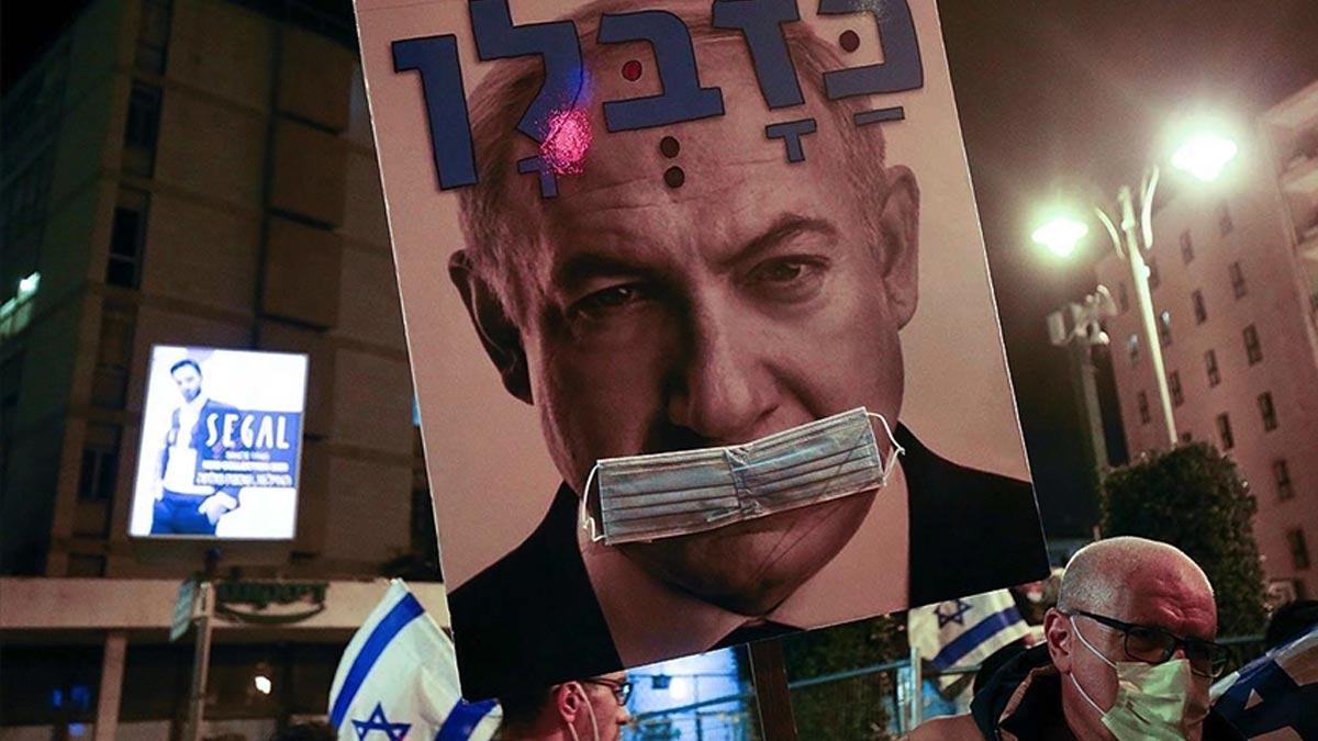 İsrail'de Netanyahu'ya yolsuzluk protestosu