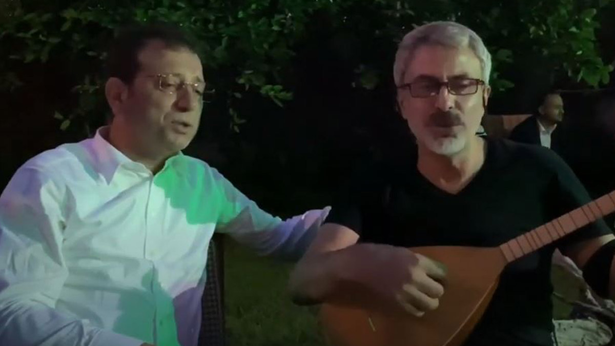 İmamoğlu'nun türkü söylediği anlar ortaya çıktı: Ah Yalan Dünyada...