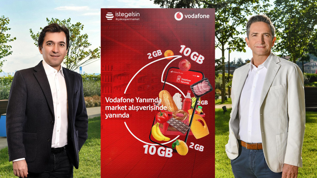 Vodafone'dan online süpermarket alışverişi hizmeti